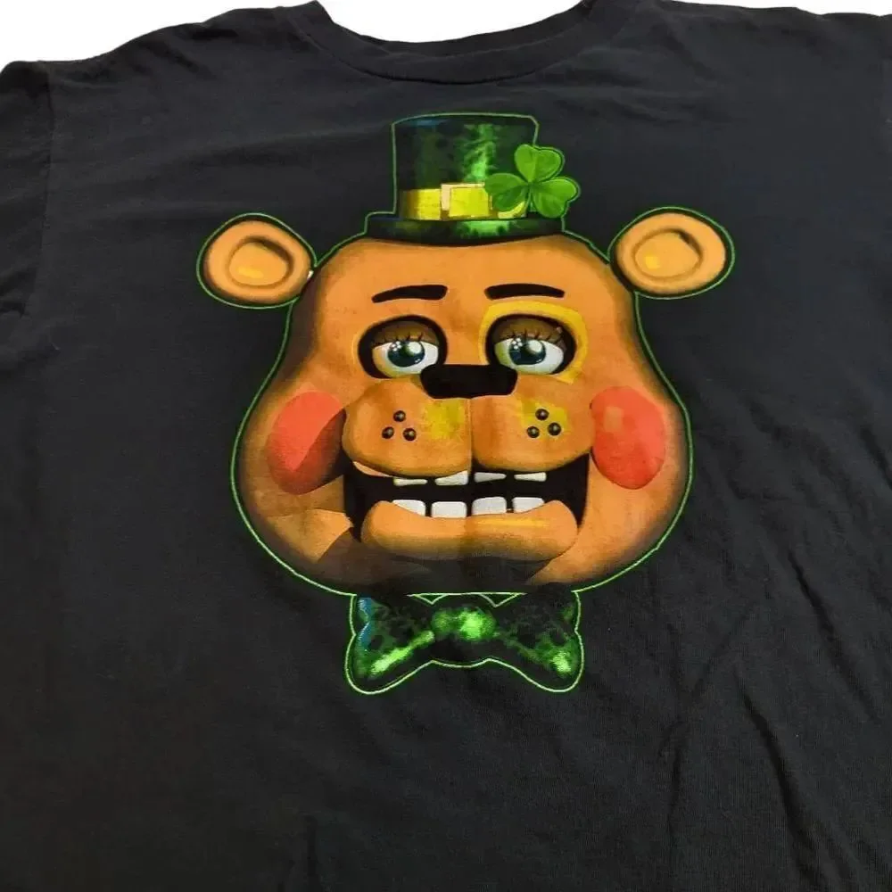 5 Nights of Freddy St Patrick's day shirt YXL
